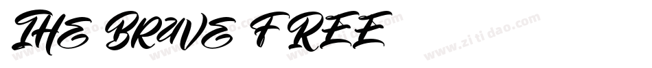 The Brave FREE字体转换